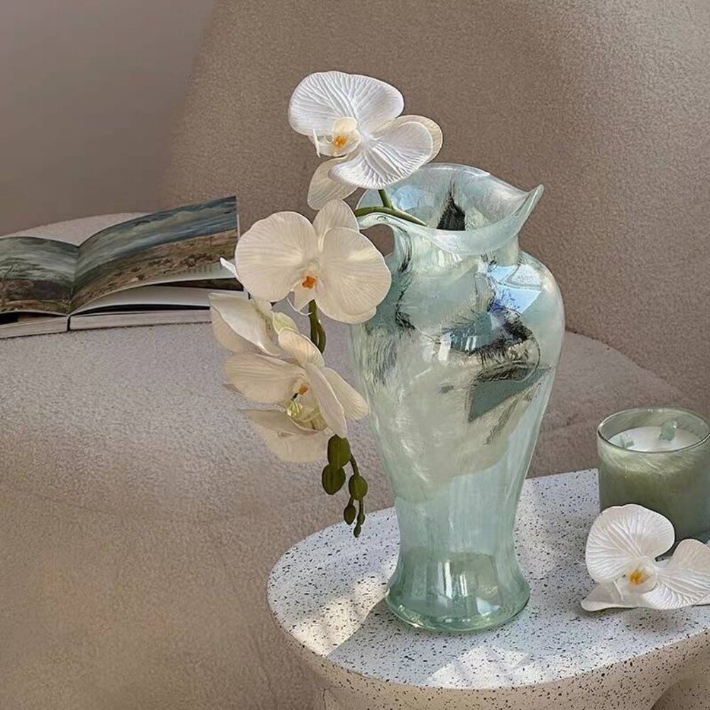 Contemporary Sculpted Vase – Neutral Tone, New